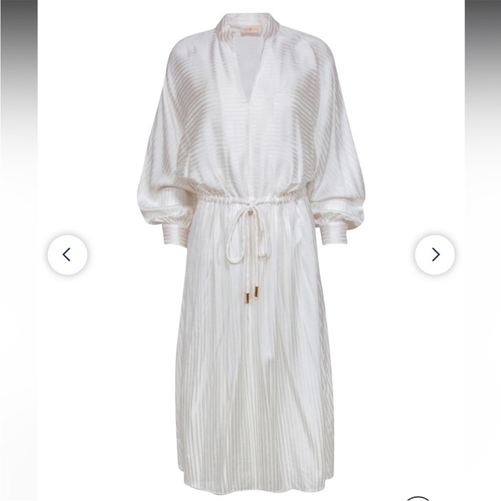Elegant White Midi Dress